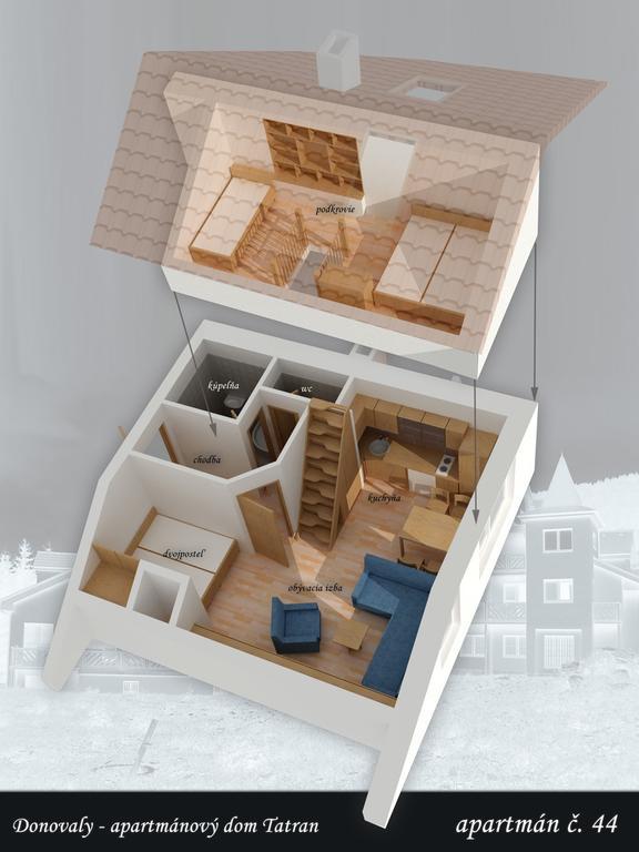 Apartmany Adam A Eva Donovaly Bilik gambar